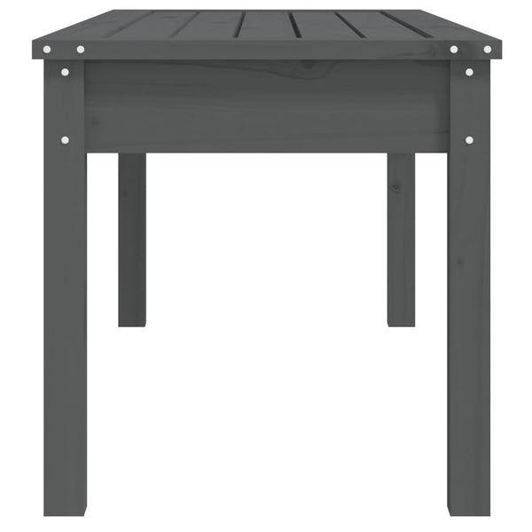 Graue Gartenbank Sarande 109x44x45cm (Kiefer)