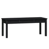 Gartenbank Sarande schwarz 109x44x45cm (Kiefer)