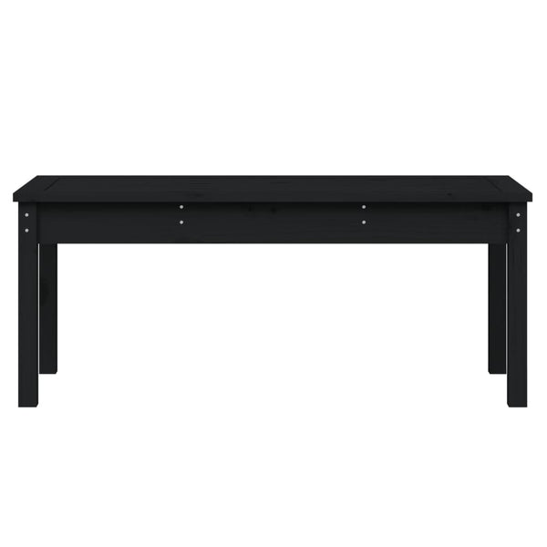 Gartenbank Sarande schwarz 109x44x45cm (Kiefer)