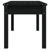 Gartenbank Sarande schwarz 109x44x45cm (Kiefer)
