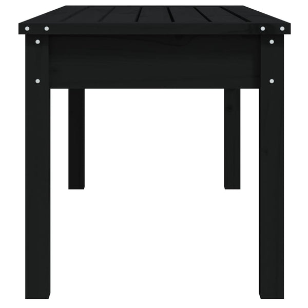 Gartenbank Sarande schwarz 109x44x45cm (Kiefer)