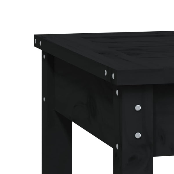 Gartenbank Sarande schwarz 109x44x45cm (Kiefer)