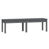 Graue Gartenbank Sarande 159,5x44x45cm (2-Sitzer, Kiefer)