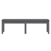 Graue Gartenbank Sarande 159,5x44x45cm (2-Sitzer, Kiefer)