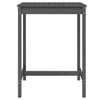 Grauer Gartentisch Nicolaies 82,5x82,5x110cm (Kiefer)