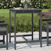 Grauer Gartentisch Nicolaies 82,5x82,5x110cm (Kiefer)