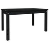 Schwarzer Gartentisch Craisor 82,5x50,5x45cm (Kiefer)