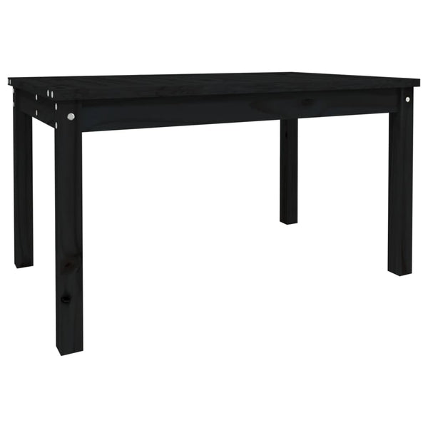 Schwarzer Gartentisch Craisor 82,5x50,5x45cm (Kiefer)