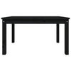 Schwarzer Gartentisch Craisor 82,5x50,5x45cm (Kiefer)