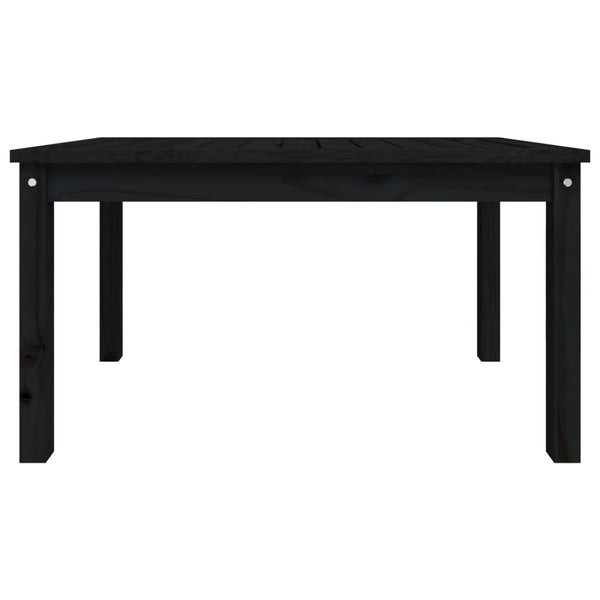 Schwarzer Gartentisch Craisor 82,5x50,5x45cm (Kiefer)
