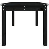 Schwarzer Gartentisch Craisor 82,5x50,5x45cm (Kiefer)
