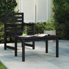 Schwarzer Gartentisch Craisor 82,5x50,5x45cm (Kiefer)