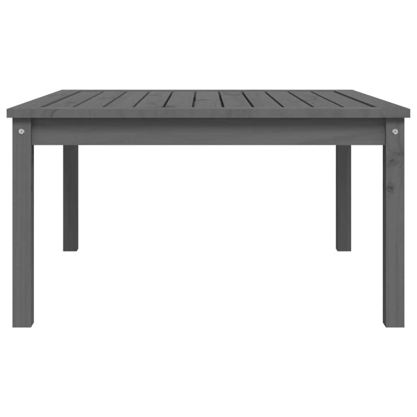 Harmaa puutarhapöytä Craisor 82,5x82,5x45cm (mänty)