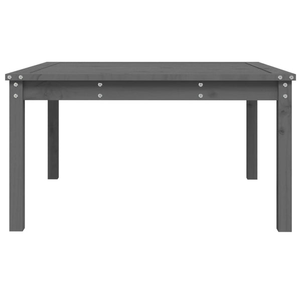 Harmaa puutarhapöytä Craisor 82,5x82,5x45cm (mänty)