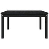 Schwarzer Gartentisch Craisor 82,5x82,5x45cm (Kiefer)