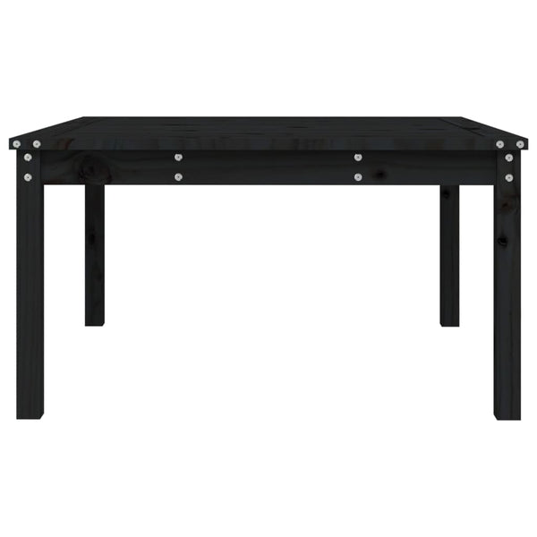 Schwarzer Gartentisch Craisor 82,5x82,5x45cm (Kiefer)