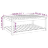 Gartentisch Veliscu 121,5x82,5x45cm (Douglasie)