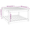 Gartentisch Veliscu 82,5x82,5x45cm (Douglasie)