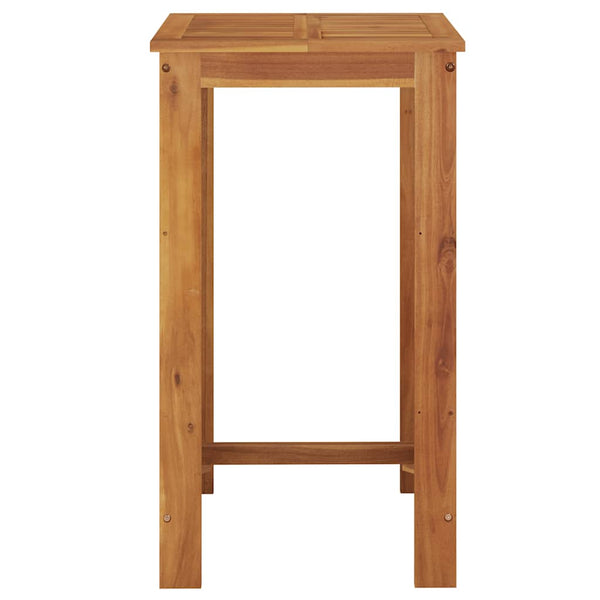 Outdoor-Bartisch Halaciu 60x60x105cm (Akazienholz)