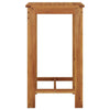 Outdoor-Bartisch Halaciu 60x60x105cm (Akazienholz)