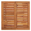 Outdoor-Bartisch Halaciu 60x60x105cm (Akazienholz)