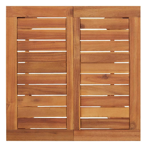 Outdoor-Bartisch Halaciu 60x60x105cm (Akazienholz)