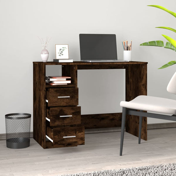 Schreibtisch Savutammi mit Schubladen Anaion 102x50x76cm (Holz)