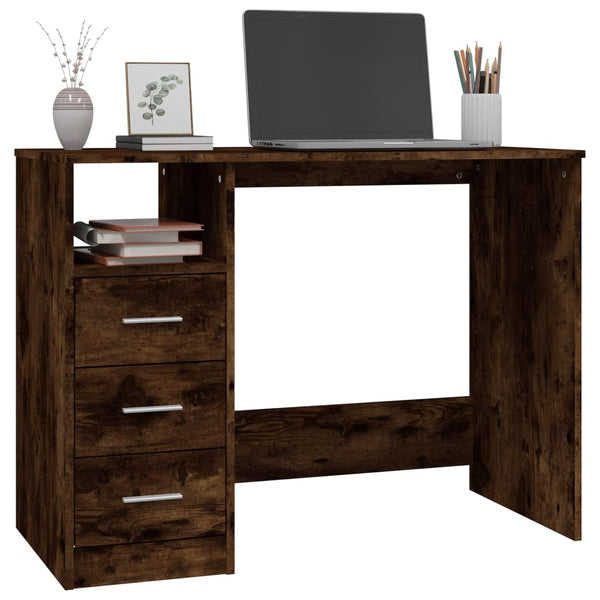 Schreibtisch Savutammi mit Schubladen Anaion 102x50x76cm (Holz)