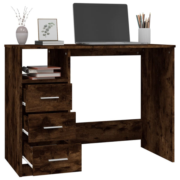 Schreibtisch Savutammi mit Schubladen Anaion 102x50x76cm (Holz)