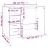 Schreibtisch Savutammi mit Schubladen Anaion 102x50x76cm (Holz)