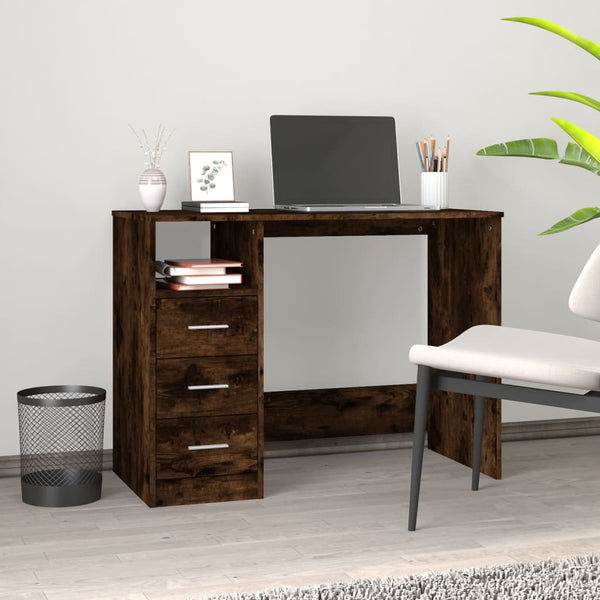 Schreibtisch Savutammi mit Schubladen Anaion 102x50x76cm (Holz)