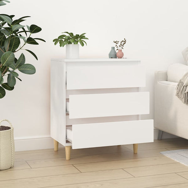 Weißes Sideboard Eraan 60x35x70cm (Holz)