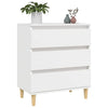 Weißes Sideboard Eraan 60x35x70cm (Holz)