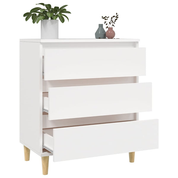Weißes Sideboard Eraan 60x35x70cm (Holz)