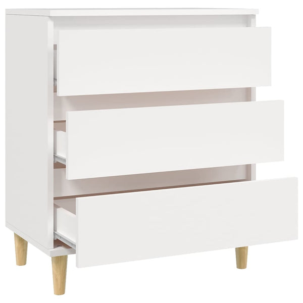 Weißes Sideboard Eraan 60x35x70cm (Holz)