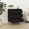 Schwarzes Sideboard Eraan 60x35x70cm (Holz)