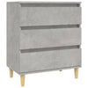 Betongraues Sideboard Eraan 60x35x70cm (Holz)
