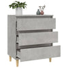 Betongraues Sideboard Eraan 60x35x70cm (Holz)
