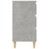 Betongraues Sideboard Eraan 60x35x70cm (Holz)