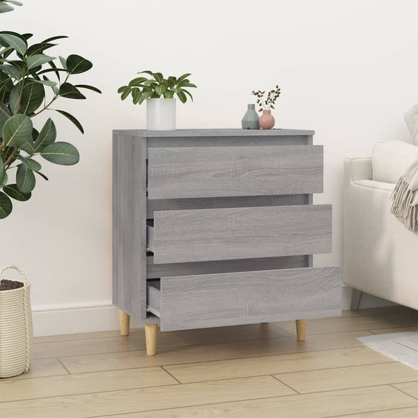 Graues Sideboard Eraan 60x35x70cm (Holz)