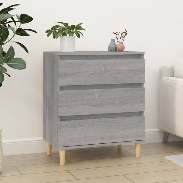 Graues Sideboard Eraan 60x35x70cm (Holz)