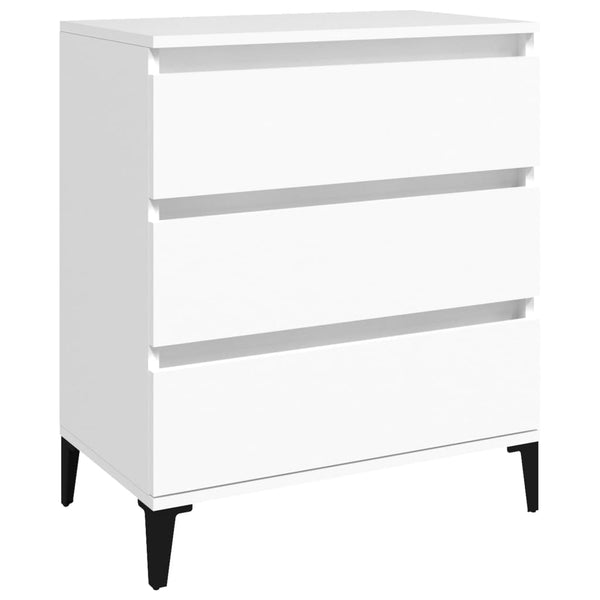 Weißes Sideboard Wissam 60x35x70cm (Holz)