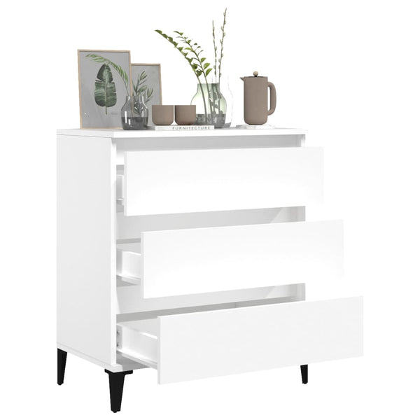 Weißes Sideboard Wissam 60x35x70cm (Holz)