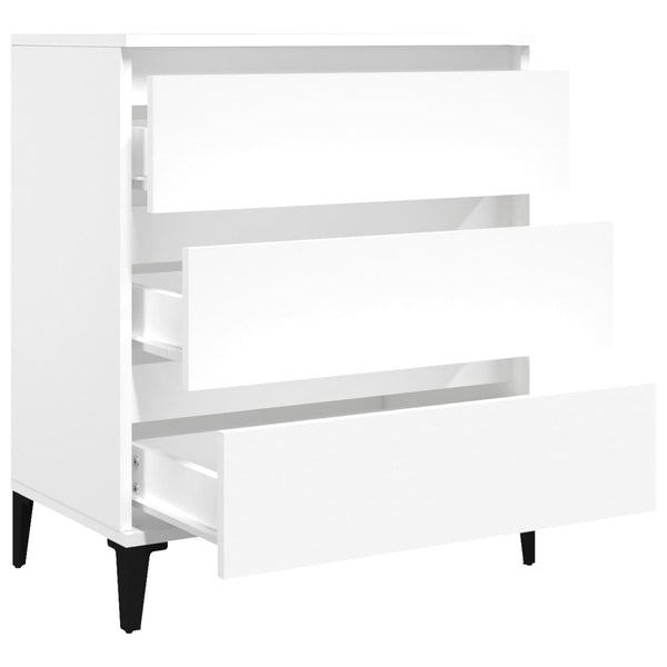 Weißes Sideboard Wissam 60x35x70cm (Holz)