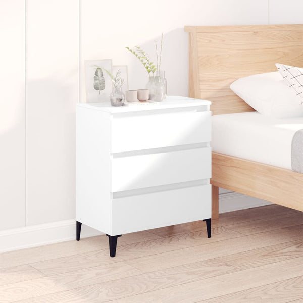 Weißes Sideboard Wissam 60x35x70cm (Holz)