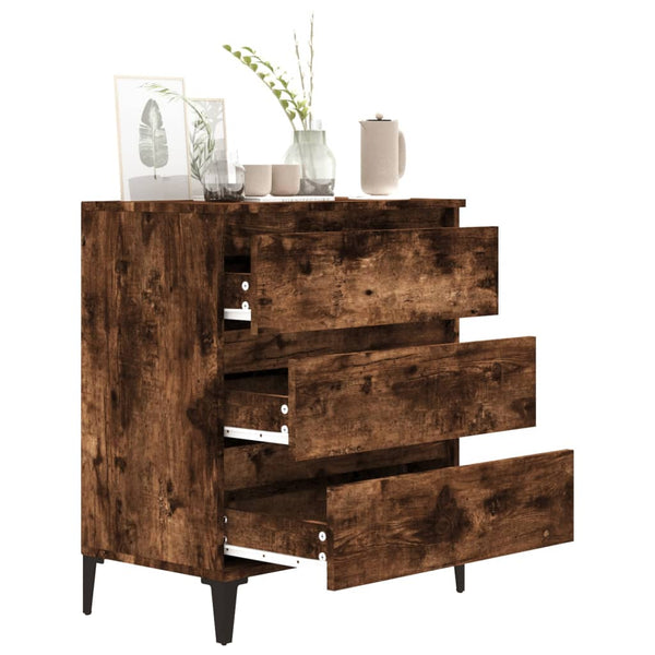Räuchereiche-Kommode Wissam 60x35x70cm (Holz)