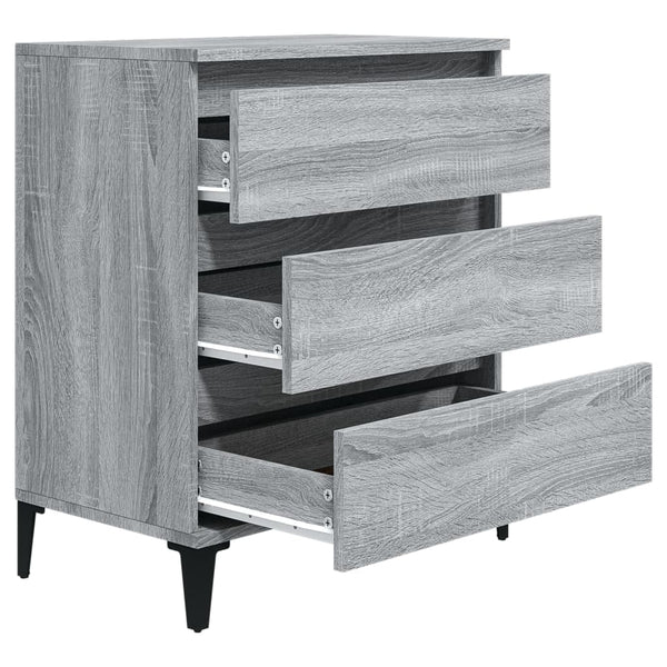 Graues Sideboard Wissam 60x35x70cm (Holz)