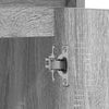 Grauer Badezimmerschrank Ozsvath 60x33x61cm (Holz)