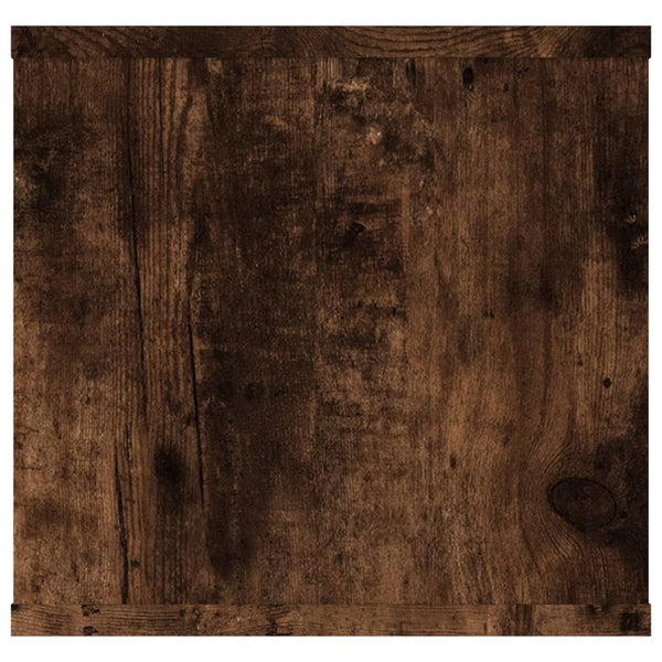 Wandregal Michelangelo aus geräucherter Eiche 102x30x29cm (Holz)