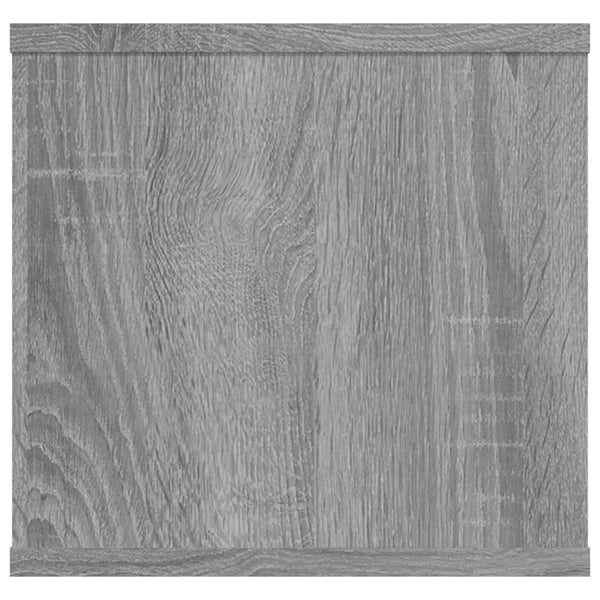 Graues Wandregal Michelangelo 102x30x29cm (Holz)